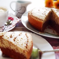 Мраморный пирог в мультиварке