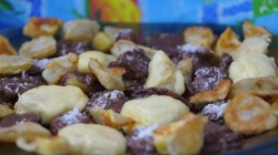 Нежный фруктовый десерт с шоколадом и сыром - шаг 11