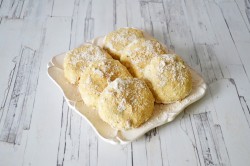 Овсяные сырники с ревенем - шаг 9