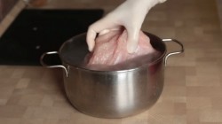 Пастрома из индейки замоченной в воде - шаг 2 Пастрома из индейки замоченной в воде - шаг 2