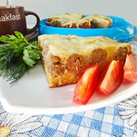 Пирог с фаршем в мультиварке