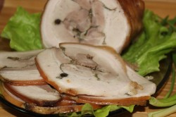 Подчеревок в рукаве запеченный в духовке по-украински - шаг 11