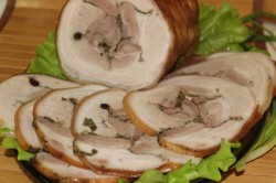 Подчеревок в рукаве запеченный в духовке по-украински - шаг 10