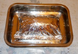 Подчеревок в духовке в фольге запеченный - шаг 7