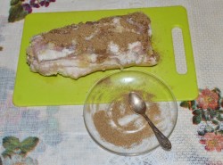 Подчеревок в духовке в фольге запеченный - шаг 5