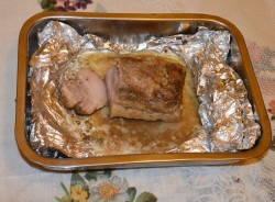 Подчеревок в духовке в фольге запеченный - шаг 8