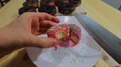 Жареные пончики на молоке и сливочном масле - шаг 11 Жареные пончики на молоке и сливочном масле - шаг 11