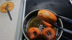 Жареные пончики на молоке и сливочном масле - шаг 7 Жареные пончики на молоке и сливочном масле - шаг 7