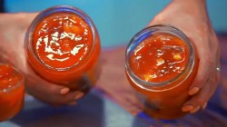 Повидло из яблок и груш со сливой и персиками - шаг 14 Повидло из яблок и груш со сливой и персиками - шаг 14