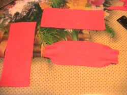 Праздничный бант из мастики на торт - шаг 1 Праздничный бант из мастики на торт - шаг 1