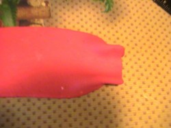 Праздничный бант из мастики на торт - шаг 2 Праздничный бант из мастики на торт - шаг 2