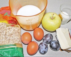 Пудинг овсяный - шаг 1