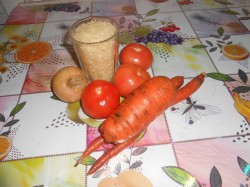 Рисовая каша с овощами на гарнир - шаг 1