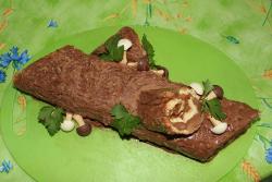 Торт Рождественское полено - шаг 9