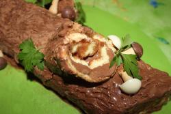 Торт Рождественское полено - шаг 10