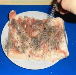 Рулет из свиного сала без термообработки - шаг 8