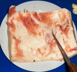 Рулет из свиного сала без термообработки - шаг 6