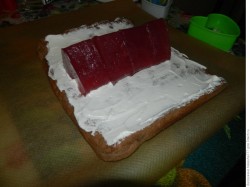 Рулет любви на День Святого Валентина - шаг 8 Рулет любви на День Святого Валентина - шаг 8