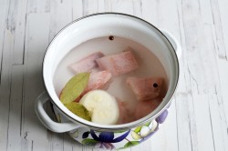 Рыбный суп уха из морского окуня - шаг 6 Рыбный суп уха из морского окуня - шаг 6