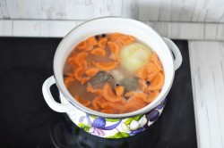 Рыбный суп уха из морского окуня - шаг 7 Рыбный суп уха из морского окуня - шаг 7