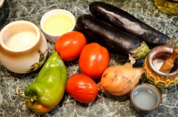 Салат из баклажанов на зиму без стерилизации - шаг 1