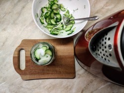 Салат Нежинский из огурцов на зиму - шаг 7 Салат Нежинский из огурцов на зиму - шаг 7