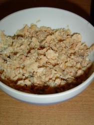 Салат Дед Мороз - шаг 1 Салат Дед Мороз - шаг 1