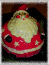 Салат Дед Мороз - шаг 14 Салат Дед Мороз - шаг 14