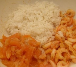 Салат с семгой и креветками - шаг 5