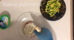 Салат Снежная горка - шаг 6 Салат Снежная горка - шаг 6