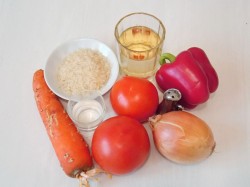 Салат с рисом Завтрак туриста на зиму - шаг 1 Салат с рисом Завтрак туриста на зиму - шаг 1