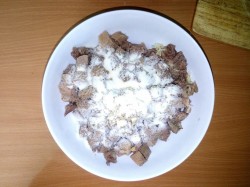 Сальтисон с языком - шаг 2