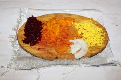 Сельдь под шубой Петух - шаг 11