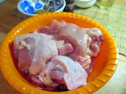 Шашлык с горчицей из курицы сочный на мангале - шаг 2