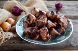 Шашлык из свинины в майонезе - шаг 11