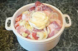 Шашлык из свинины в майонезе - шаг 6