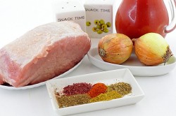 Шашлык на гриле в томатном соке - шаг 1