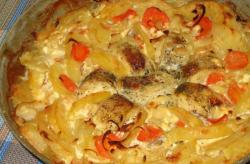 Щука с картошкой в духовке со сметаной - шаг 9