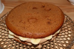 Шоколадно банановый торт в мультиварке - шаг 12