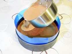 Муссовый торт три шоколада на сливках - шаг 20