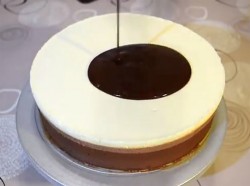 Муссовый торт три шоколада на сливках - шаг 25