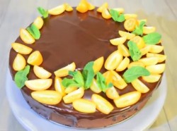 Муссовый торт три шоколада на сливках - шаг 27