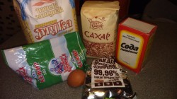 Шоколадные американские блинчики на кефире панкейки - шаг 1