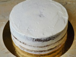 Шоколадный торт с вишней и сметанным кремом - шаг 6