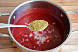 Соус из крыжовника к мясу на зиму домашний - шаг 8 Соус из крыжовника к мясу на зиму домашний - шаг 8