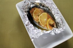 Стейк форели в духовке в фольге - шаг 6 Стейк форели в духовке в фольге - шаг 6