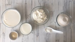 Суфле Птичье молоко с желатином - шаг 1 Суфле Птичье молоко с желатином - шаг 1