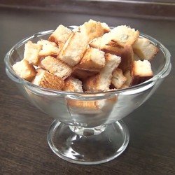 Сухари жареные на сковороде