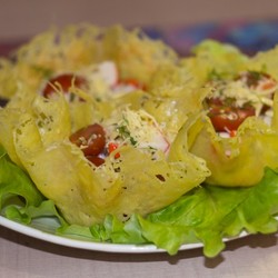 Сырные корзинки для салата