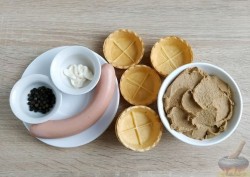 Тарталетки с паштетом милые свинки - шаг 1